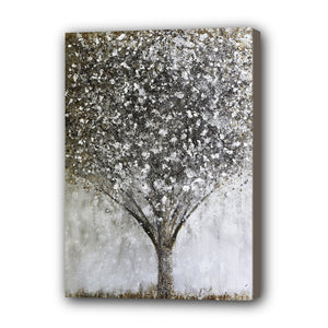 Tree Hand Painted Oil Painting / Canvas Wall Art UK HD07721