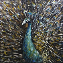 Load image into Gallery viewer, Peacock Hand Painted Oil Painting / Canvas Wall Art UK HD07728

