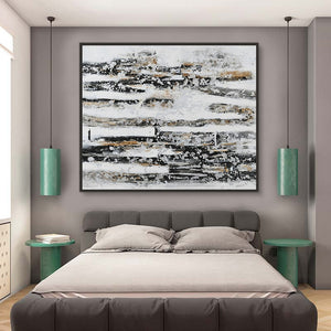 Abstract Hand Painted Oil Painting / Canvas Wall Art HD07800