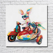 Load image into Gallery viewer, Rabbit Hand Painted Oil Painting / Canvas Wall Art UK HD07811
