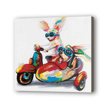 Load image into Gallery viewer, Rabbit Hand Painted Oil Painting / Canvas Wall Art UK HD07811
