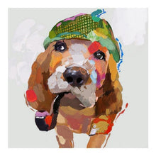 Load image into Gallery viewer, Dog Hand Painted Oil Painting / Canvas Wall Art UK HD07818
