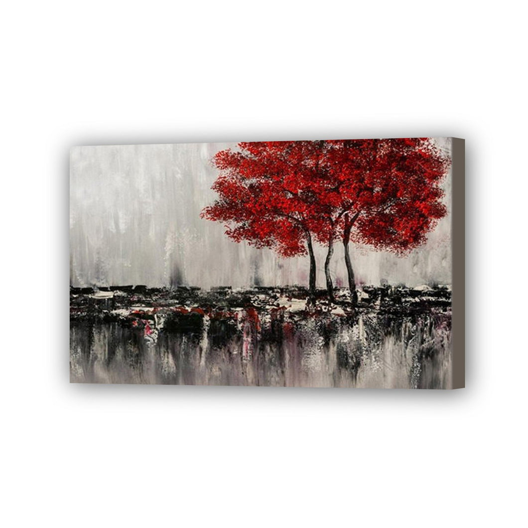 Tree Hand Painted Oil Painting / Canvas Wall Art UK HD07832