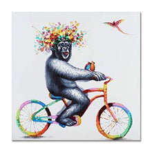 Load image into Gallery viewer, Monkey Hand Painted Oil Painting / Canvas Wall Art UK HD07850
