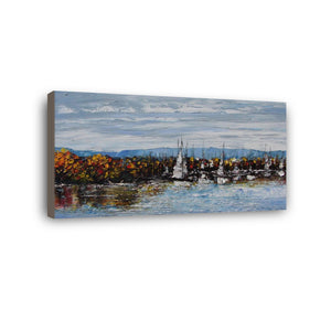 Boat Hand Painted Oil Painting / Canvas Wall Art HD08118