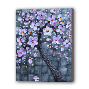 Tree Hand Painted Oil Painting / Canvas Wall Art UK HD08145
