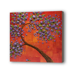 Tree Hand Painted Oil Painting / Canvas Wall Art UK HD08147
