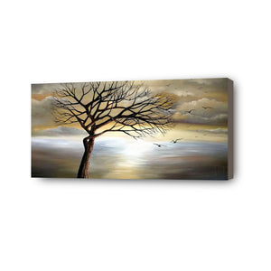 Tree Hand Painted Oil Painting / Canvas Wall Art HD08162