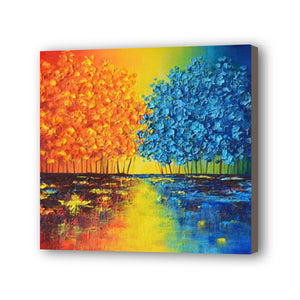 Forest Hand Painted Oil Painting / Canvas Wall Art UK HD08164