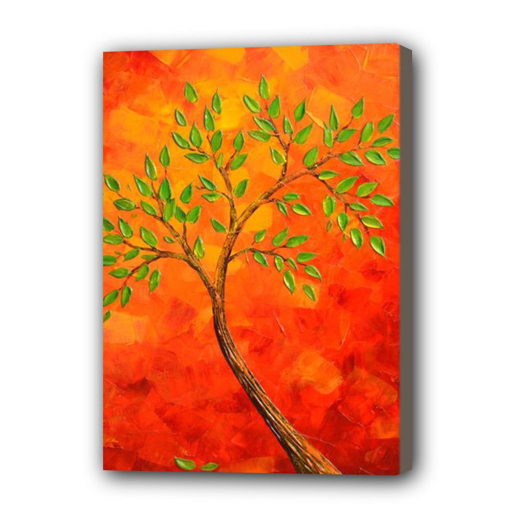 Tree Hand Painted Oil Painting / Canvas Wall Art UK HD08168