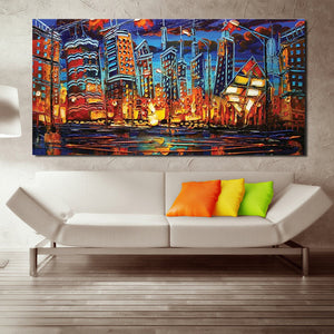Abstract Art Hand Painted Oil Painting / Canvas Wall Art HD08171