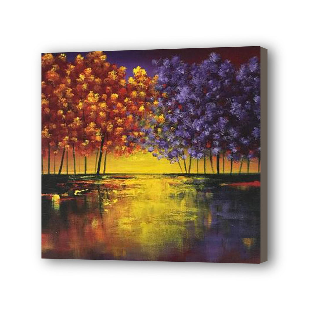 Forest Hand Painted Oil Painting / Canvas Wall Art UK HD08181