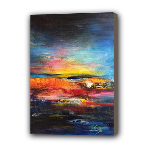 Abstract Hand Painted Oil Painting / Canvas Wall Art UK HD08185