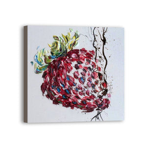 Strawberry Hand Painted Oil Painting / Canvas Wall Art UK HD08188