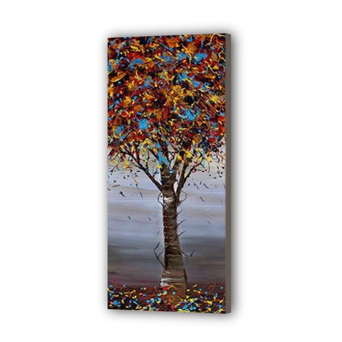 Tree Hand Painted Oil Painting / Canvas Wall Art UK HD08198