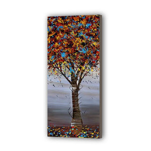 Tree Hand Painted Oil Painting / Canvas Wall Art UK HD08198