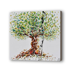Tree Hand Painted Oil Painting / Canvas Wall Art UK HD08201