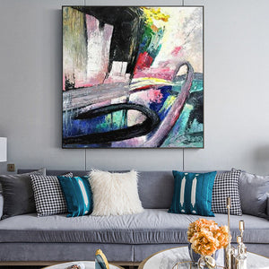 Abstract Hand Painted Oil Painting / Canvas Wall Art HD08203