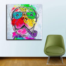 Load image into Gallery viewer, Dog Hand Painted Oil Painting / Canvas Wall Art UK HD08217
