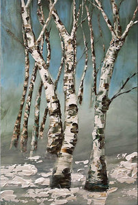 Tree Hand Painted Oil Painting / Canvas Wall Art UK HD08307