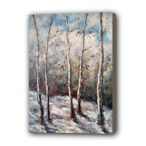 Tree Hand Painted Oil Painting / Canvas Wall Art UK HD08319