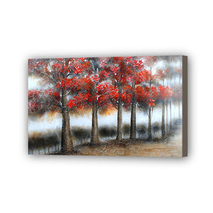 Tree Hand Painted Oil Painting / Canvas Wall Art UK HD08323