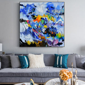 Abstract Hand Painted Oil Painting / Canvas Wall Art HD08344