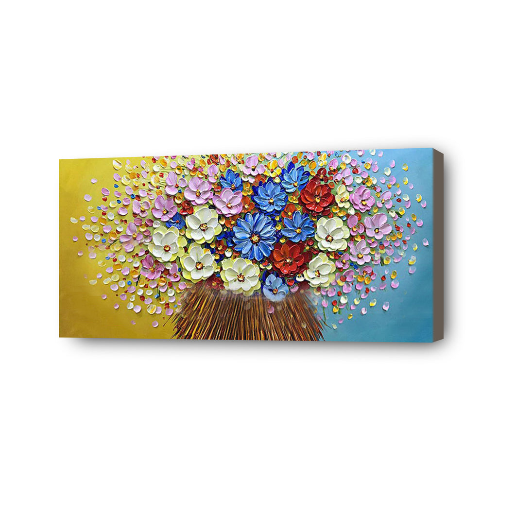 Flower Hand Painted Oil Painting / Canvas Wall Art HD08351