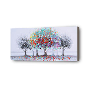 Tree Hand Painted Oil Painting / Canvas Wall Art HD08372