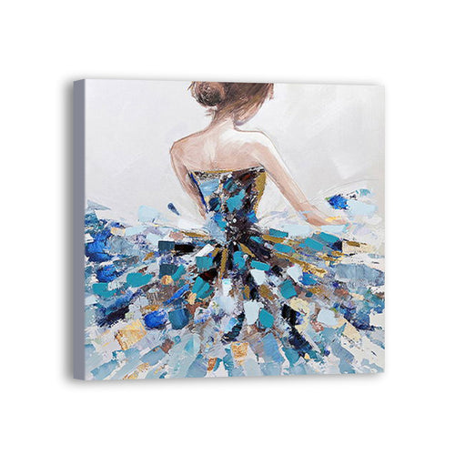 Dancer Hand Painted Oil Painting / Canvas Wall Art UK HD08378