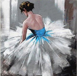 Dancer Hand Painted Oil Painting / Canvas Wall Art UK HD08381