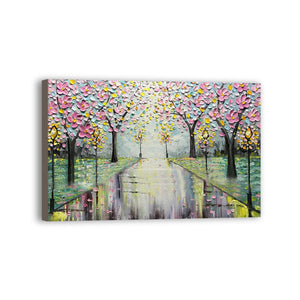 Tree Hand Painted Oil Painting / Canvas Wall Art HD08390