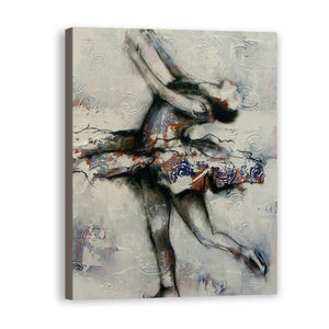 Ballet Dancer Hand Painted Oil Painting / Canvas Wall Art UK HD08400