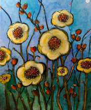 Load image into Gallery viewer, Flower Hand Painted Oil Painting / Canvas Wall Art UK HD08401
