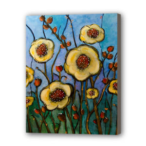 Flower Hand Painted Oil Painting / Canvas Wall Art UK HD08401