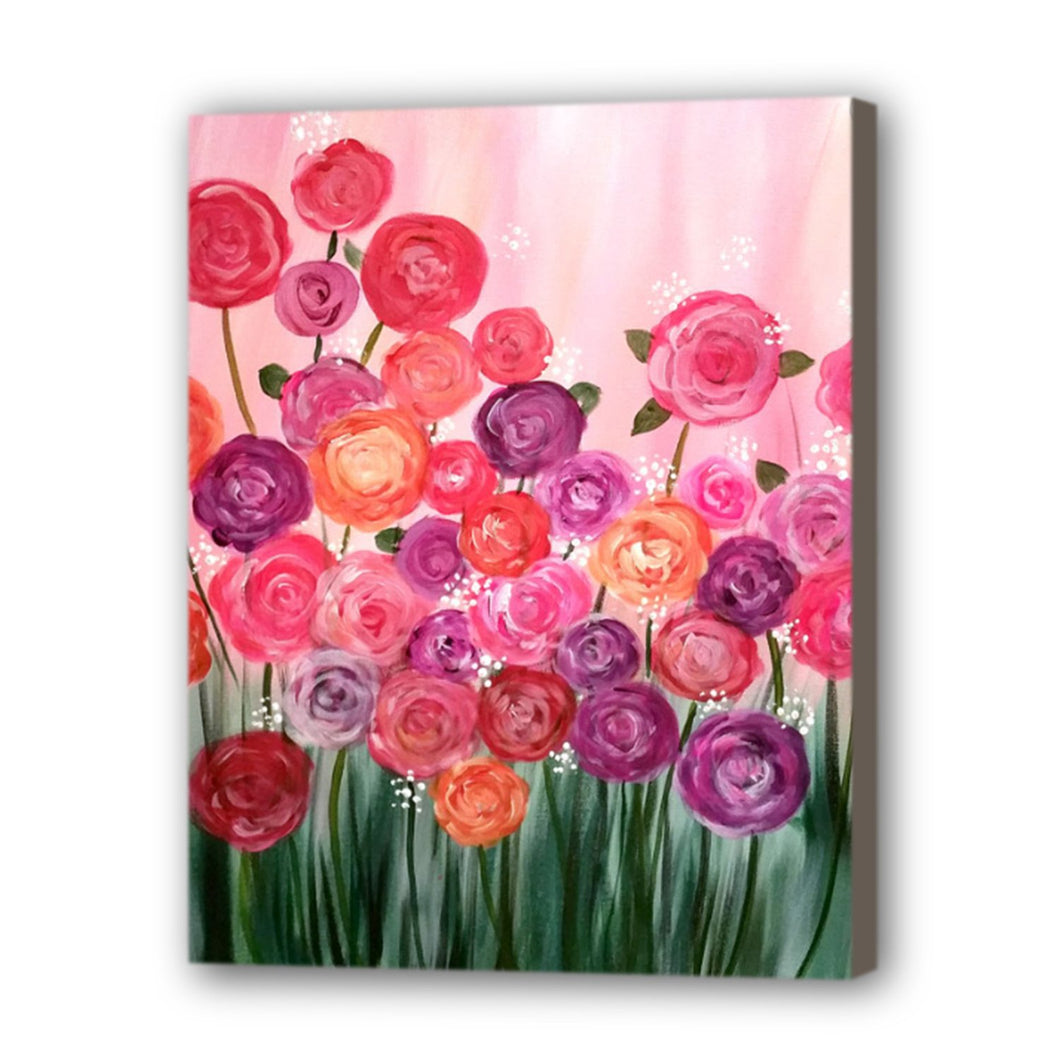 Flower Hand Painted Oil Painting / Canvas Wall Art UK HD08402
