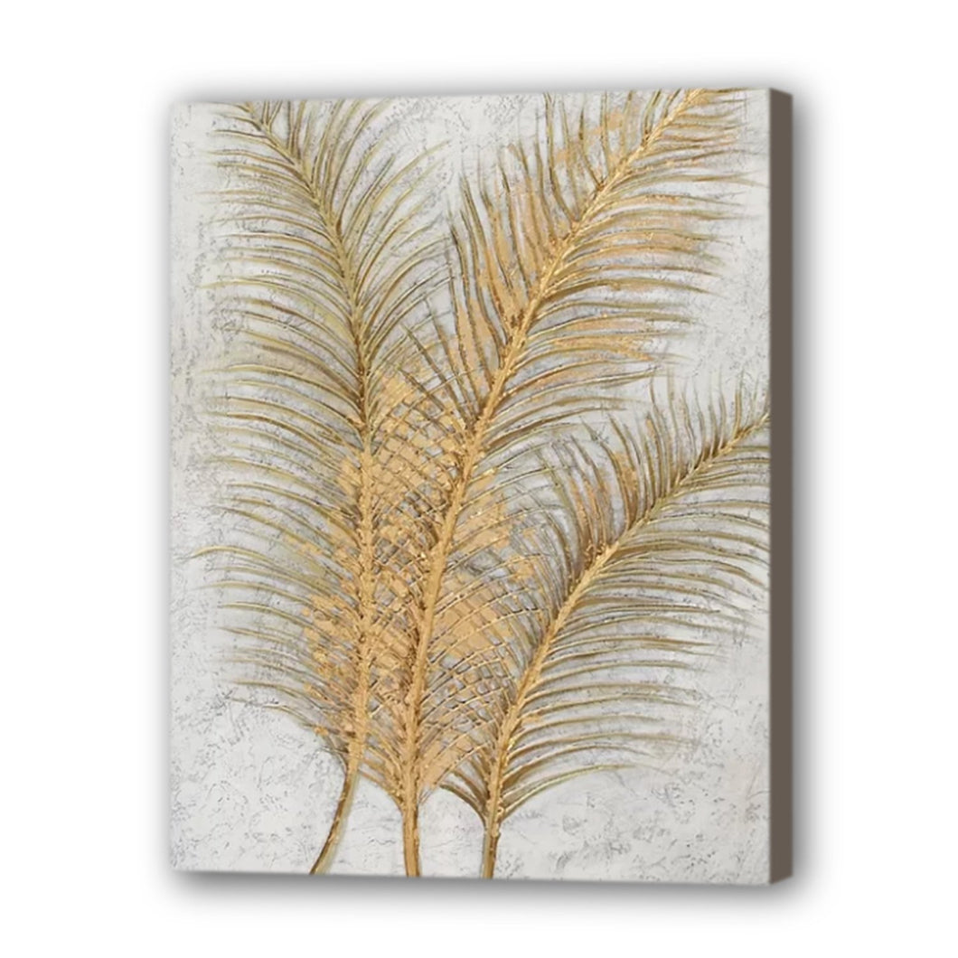 Leaf Hand Painted Oil Painting / Canvas Wall Art UK HD08403