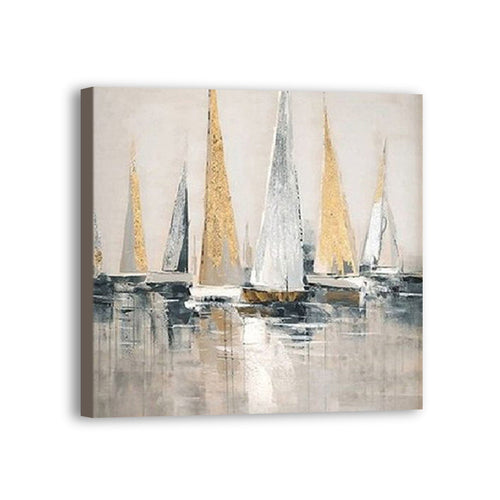 Boat Hand Painted Oil Painting / Canvas Wall Art UK HD08412