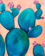 Load image into Gallery viewer, Cactus Hand Painted Oil Painting / Canvas Wall Art UK HD08418
