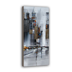 Street Hand Painted Oil Painting / Canvas Wall Art UK HD08420