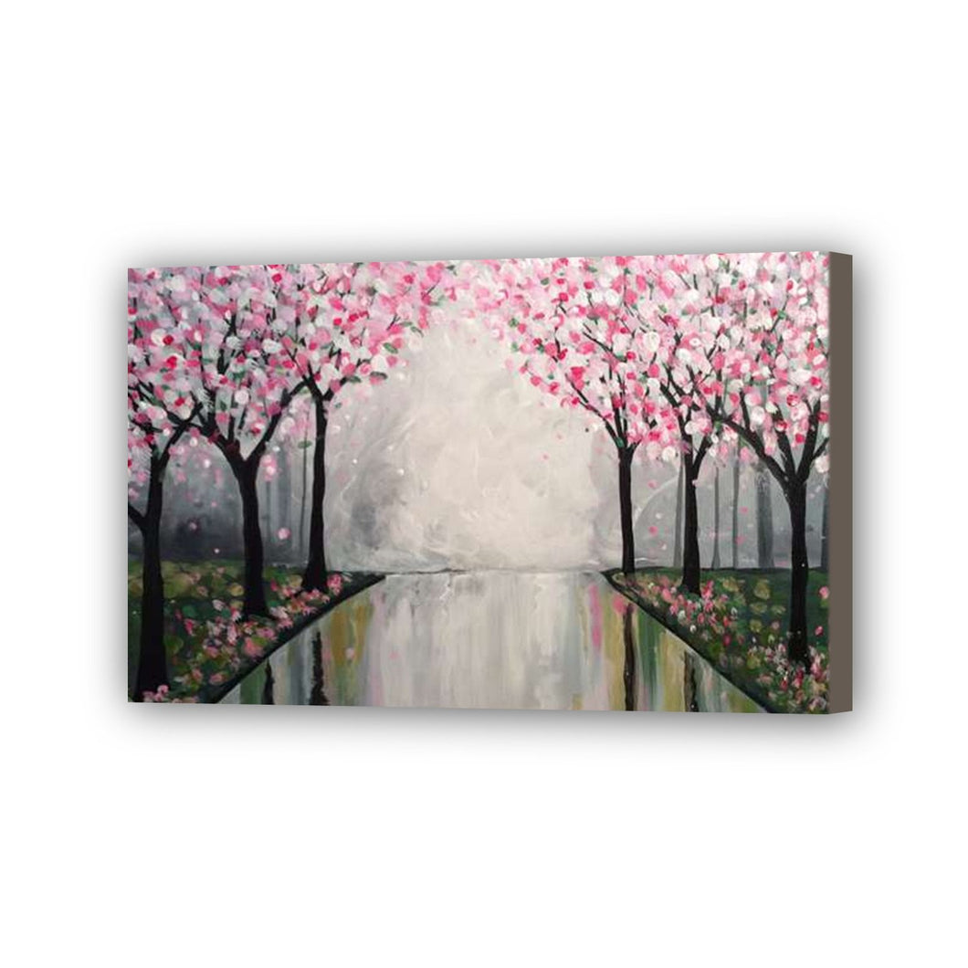Tree Hand Painted Oil Painting / Canvas Wall Art UK HD08422