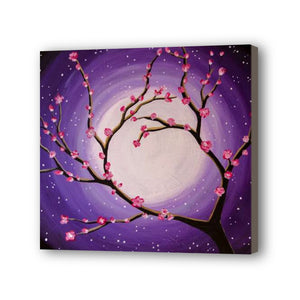 Tree Hand Painted Oil Painting / Canvas Wall Art UK HD08423