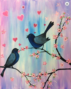 Bird Hand Painted Oil Painting / Canvas Wall Art UK HD08424