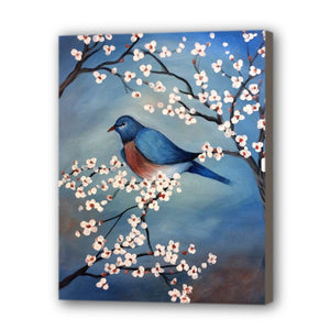 Bird Hand Painted Oil Painting / Canvas Wall Art UK HD08425