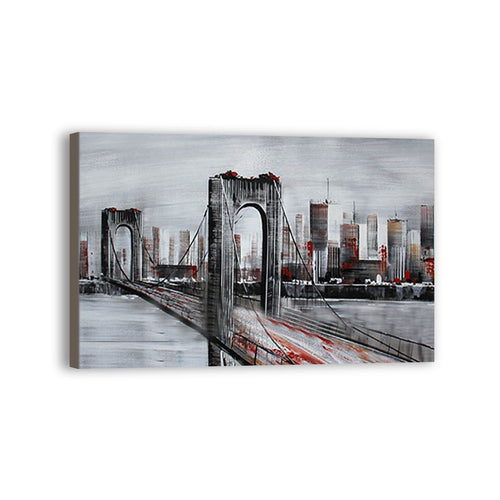 Bridge Hand Painted Oil Painting / Canvas Wall Art UK HD08432