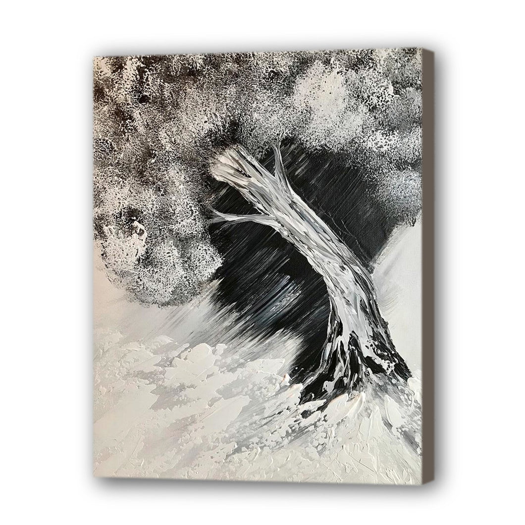 Tree Hand Painted Oil Painting / Canvas Wall Art UK HD08437