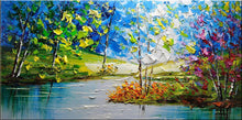 Load image into Gallery viewer, Forest Hand Painted Oil Painting / Canvas Wall Art UK HD08439
