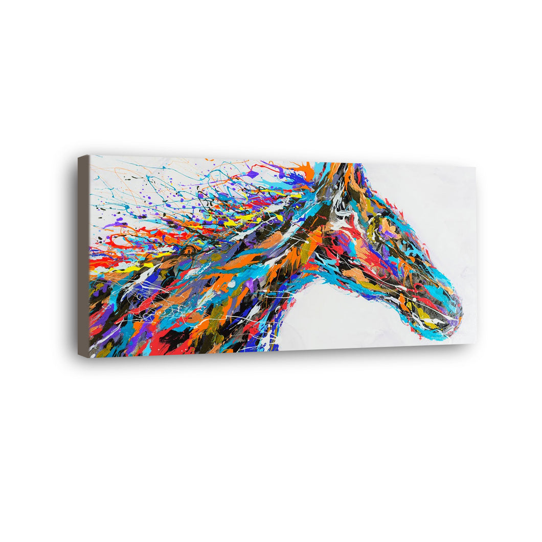 Horse Hand Painted Oil Painting / Canvas Wall Art HD08440