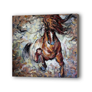 Horse Hand Painted Oil Painting / Canvas Wall Art UK HD08449