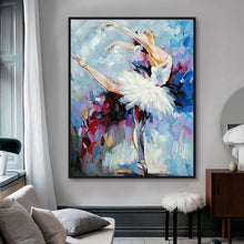Load image into Gallery viewer, Ballet Dancer Hand Painted Oil Painting / Canvas Wall Art HD08450
